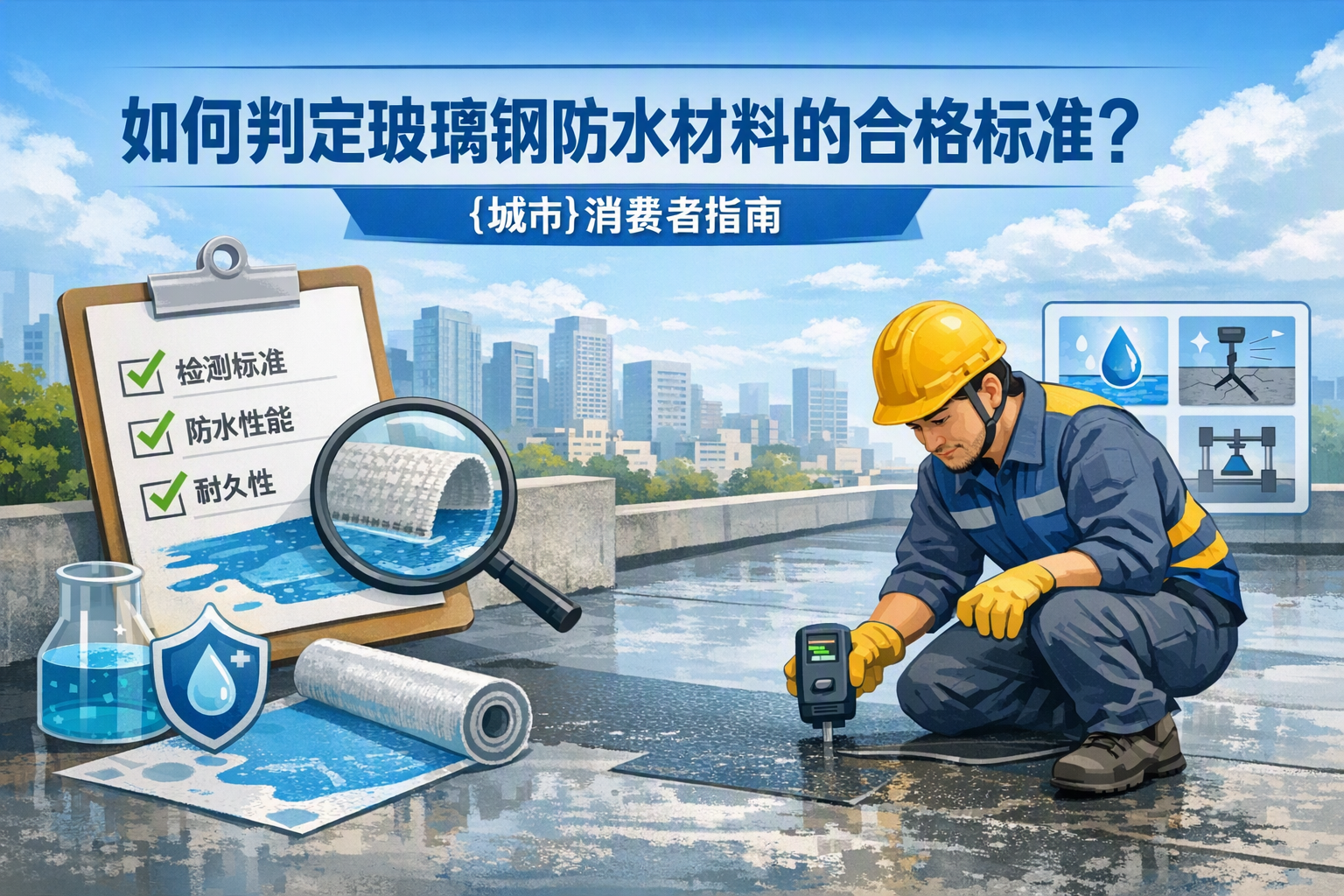 如何判定玻璃钢防水材料的合格标准？ 潜江 消费者指南