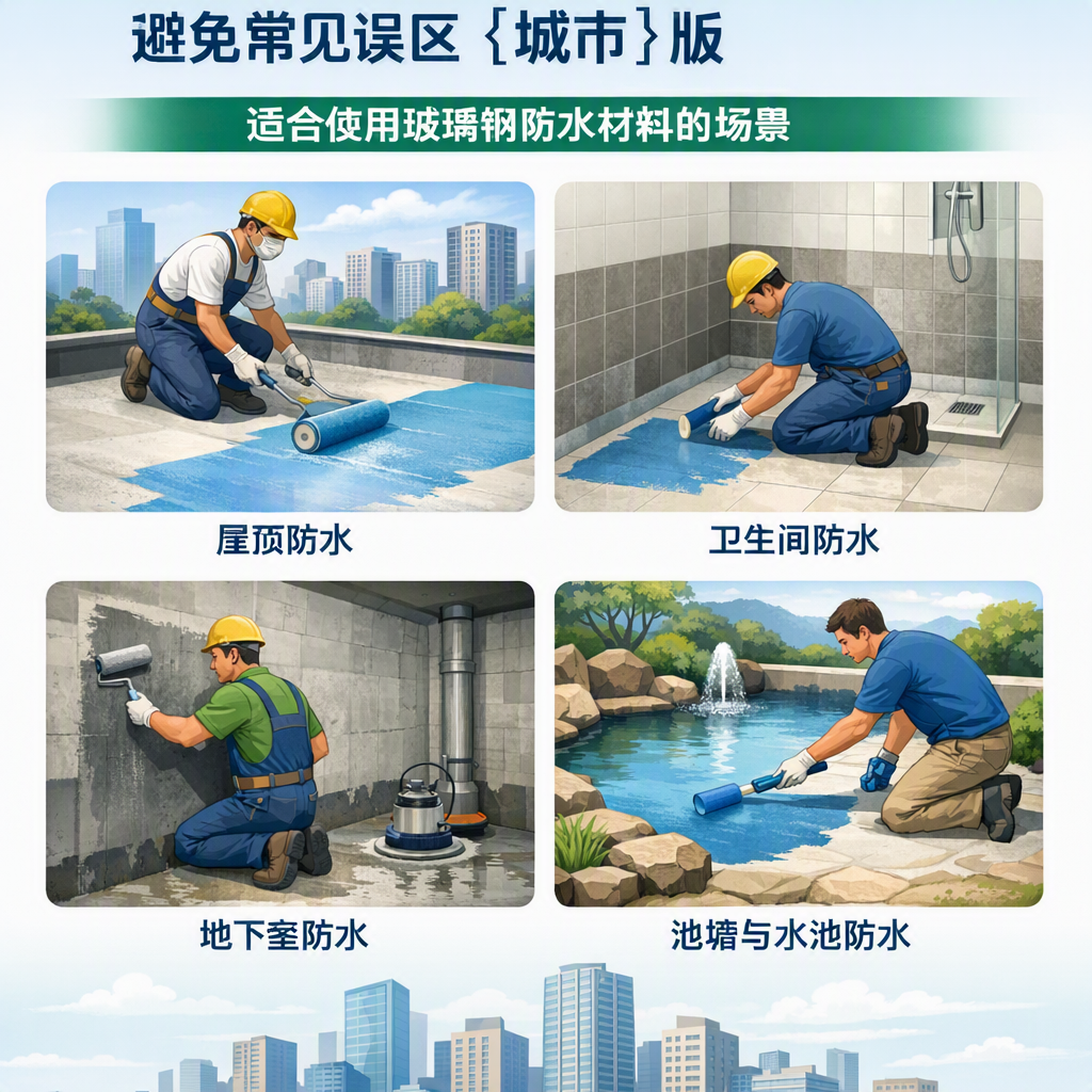 玻璃钢防水材料施工注意事项，避免常见误区 潜江 版