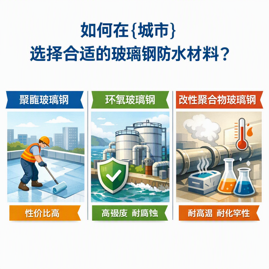 如何在潜江选择合适的玻璃钢防水材料?