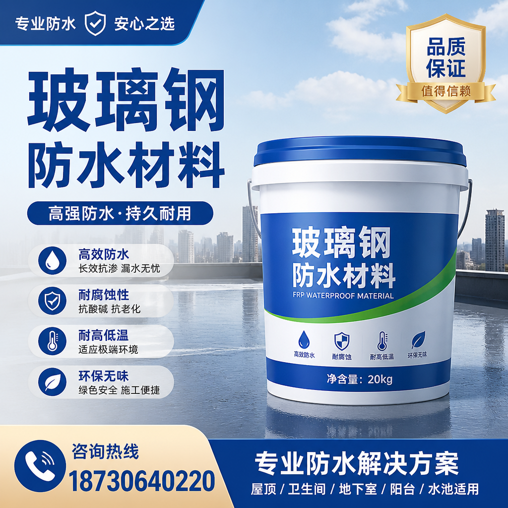 了解玻璃钢防水材料的市场趋势,潜江 企业不可不知
